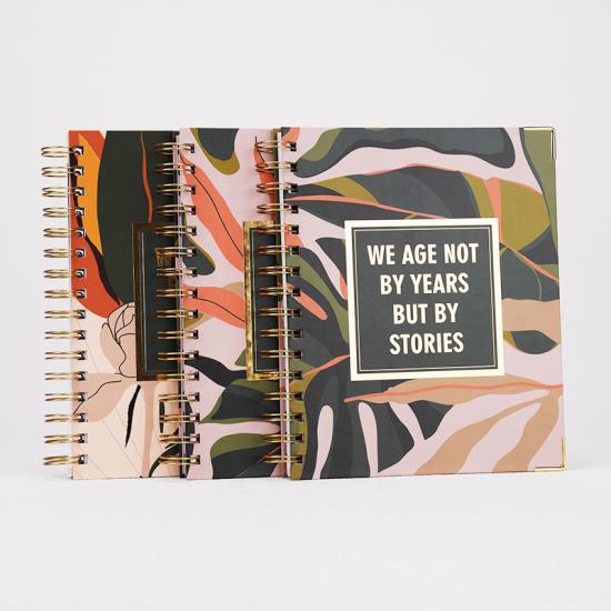 White paper notebook